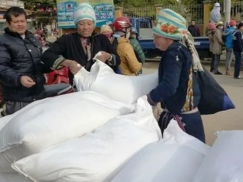 Hỗ trợ gạo cho 2 tỉnh trong thời gian giáp hạt