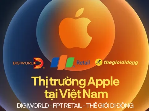 Thị trường Apple tại Việt Nam: TopZone - Thế Giới Di Động đang 'phả hơi vào gáy' của FPT Retail và Digiworld?