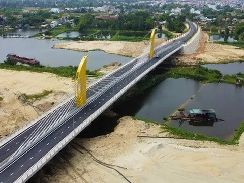 Clip, ảnh: Cận cảnh cầu dây văng 315 tỷ kết nối Hội An với Đà Nẵng vừa được thông xe