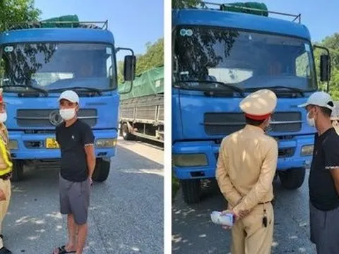 Hà Tĩnh: Phát hiện tài xế đang chở hàng dương tính với chất ma tuý