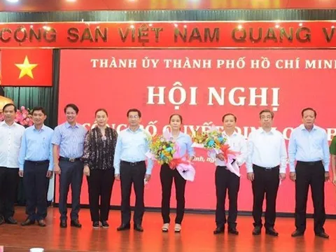 TPHCM công bố quyết định của Ban Bí thư về công tác cán bộ