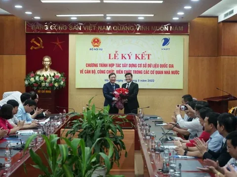 Bộ Nội vụ xây dựng Cơ sở Dữ liệu Quốc Gia về cán bộ