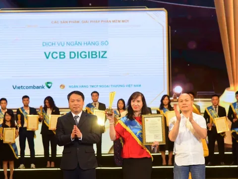 Dịch vụ ngân hàng số của Vietcombank nhận giải Sao Khuê 2022
