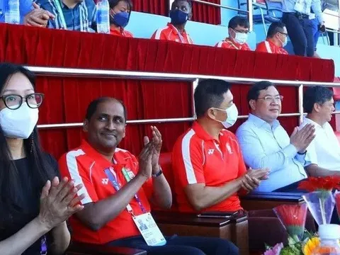 SEA Games 31: Chủ tịch Quốc hội Singapore dự 'Lễ hội' Thiên Trường