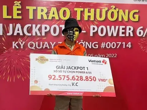 Người trúng thưởng Vietlott hơn 92,5 tỉ đồng tiết lộ cách chọn vé số