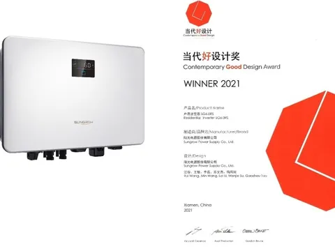 SG6.0RS đạt được giải thưởng Thiết Kế Đương Đại (Contemporary Good Design)
