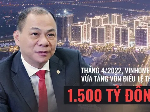 2 năm sau tuyên bố của Chủ tịch Phạm Nhật Vượng tại ĐHCĐ 2020, một công ty con trong Vingroup đã tăng vốn điều lệ tới... 264 lần