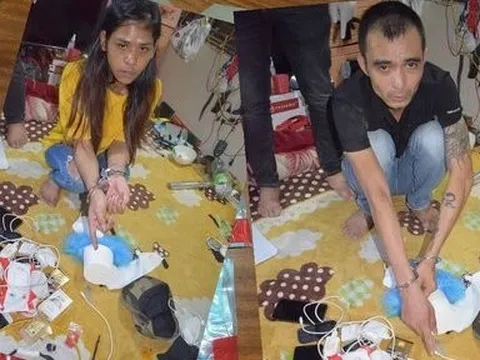 Quảng Trị: Bắt cặp vợ chồng “hờ” rủ nhau mua ma tuý về bán kiếm lời