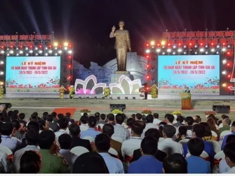 Thủ Tướng Phạm Minh Chính dự lễ kỷ niệm 90 năm thành lập tỉnh Gia Lai