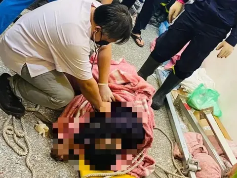 Hiện trường vụ rơi thang máy khiến 2 thợ sửa chữa tử vong ở Hà Nội