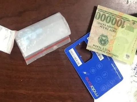 Long An: Bắt quả tang 2 đối tượng tàng trữ trái phép chất ma túy