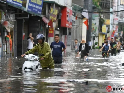 Miền Bắc, miền Trung tiếp tục mưa to trong chiều và đêm nay, đề phòng ngập úng