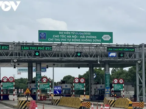 Cao tốc Hà Nội-Hải Phòng đếm ngược đến thời điểm thu phí tự động không dừng toàn tuyến
