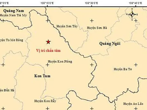 Kon Tum lại liên tiếp động đất