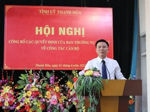 Thanh Hóa: Công bố bổ nhiệm một số vị trí lãnh đạo chủ chốt