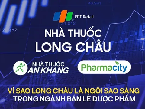 Vượt mặt Pharmacity, An Khang về hiệu suất, vì sao chuỗi Long Châu đươc kỳ vọng trở thành “con gà đẻ trứng vàng” cho FPT Retail trong tương lai?