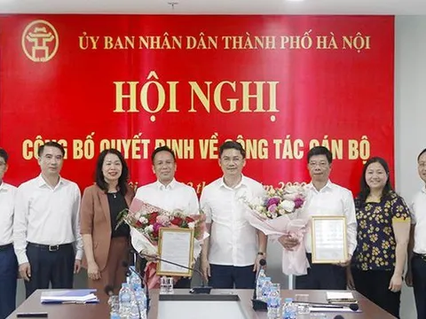 Hà Nội công bố quyết định bổ nhiệm cán bộ tại Sở Tài chính