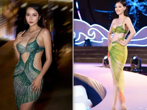 Á hậu Đặng Thanh Ngân và á khôi Phương Thanh catwalk ấn tượng