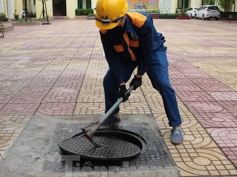 Cận cảnh hầm ngầm chống ngập đầu tiên của Hà Nội