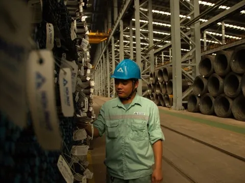 Sản lượng thép xây dựng Hòa Phát tháng 5 tăng 32% so với tháng trước