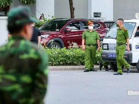 Công an và VKS có mặt tại nhà riêng ông Chu Ngọc Anh