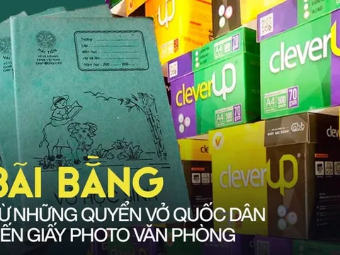 'Huyền thoại' Giấy Bãi Bằng: Từ thương hiệu vở 'quốc dân' thập niên 90s đến tham vọng phủ sóng thị trường giấy photocopy văn phòng