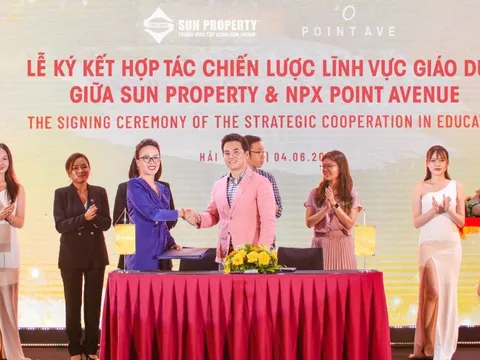 Sun Property ký kết hợp tác với Tập đoàn giáo dục NPX Point Avenue