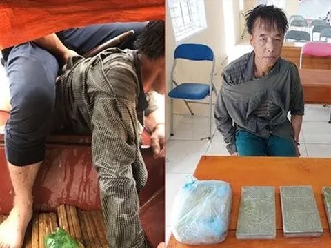 Vật lộn giữa sông bắt giữ đối tượng mang theo 6.000 viên ma túy