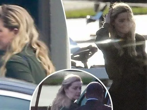 Amber Heard đi máy bay riêng, xuất hiện lần đầu tiên sau khi thua kiện Johnny Depp