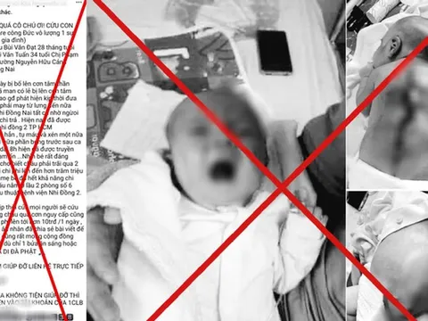 Cảnh báo chiêu trò giả mạo kêu gọi hỗ trợ bệnh nhi khó khăn