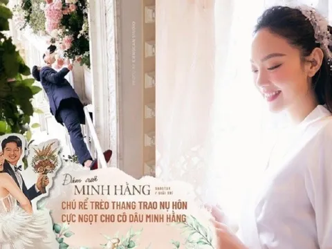 Hé lộ áo dài "vô giá" của Minh Hằng được thực hiện tỉ mỉ suốt cả tháng