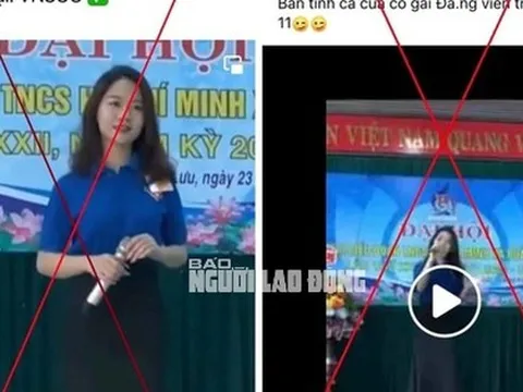 Nữ đoàn viên ở Quảng Bình bất ngờ bị lấy hình ảnh, gán ghép vào vụ việc tại Thái Nguyên