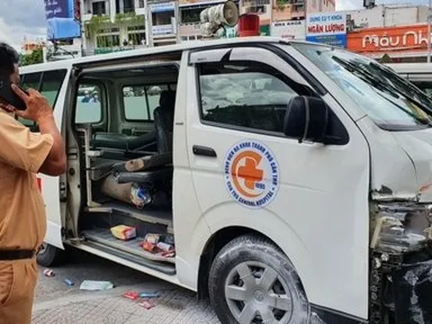 Khống chế kẻ ngáo đá trộm xe cấp cứu gây náo loạn bệnh viện, đường phố