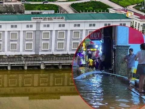 Ảnh: Hà Nội cứ mưa là ngập, trạm bơm nghìn tỷ hoạt động ra sao?