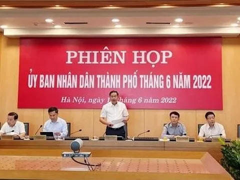 Tập thể UBND Tp.Hà Nội xem xét nhiều nội dung thuộc thẩm quyền