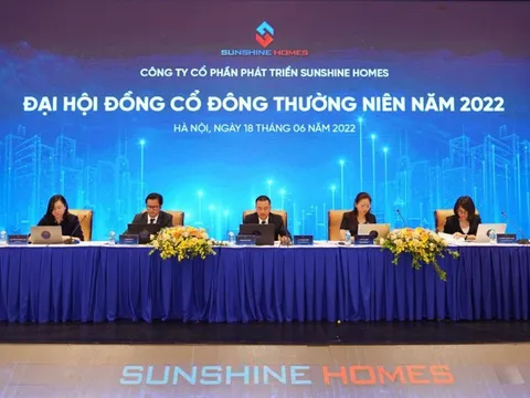 ĐHĐCĐ Sunshine Homes - Mục tiêu tăng trưởng ấn tượng trong chiến lược phát triển bền vững