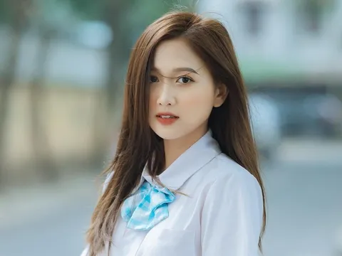 Vẻ đẹp ngọt ngào tựa nữ sinh của Hoa khôi Thu Hương - nữ chính MV "Sai cách yêu".