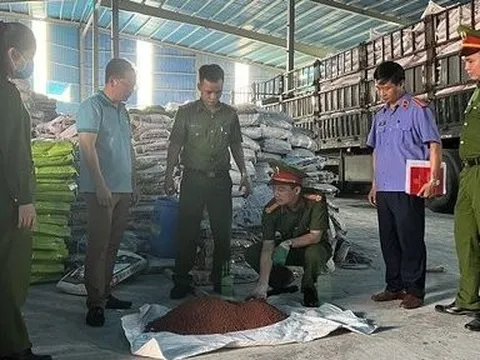 Phá đường dây sản xuất phân bón giả "giữa lòng" Tp.Thanh Hóa