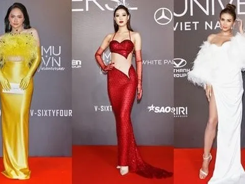 Bán kết Hoa hậu Hoàn vũ Việt Nam 2022: Dàn mỹ nhân nóng bỏng trên thảm đỏ