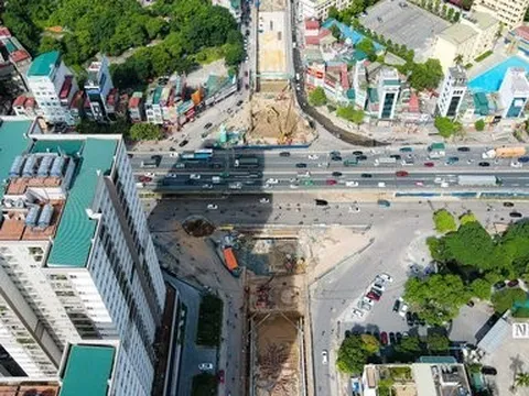 Hạng mục chính của hầm chui Lê Văn Lương cơ bản được hoàn thành