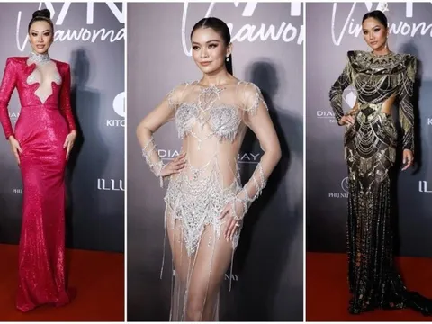 Hoa hậu Hoàn vũ Việt Nam 2022: Dàn mỹ nhân gợi cảm trên thảm đỏ đêm chung kết