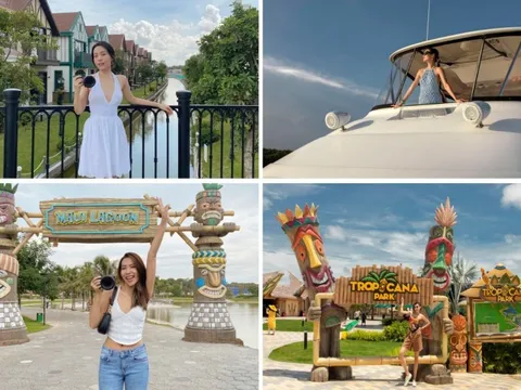 Khám phá Hồ Tràm đa sắc màu theo cách của Cao Thiên Trang và Hà Trúc