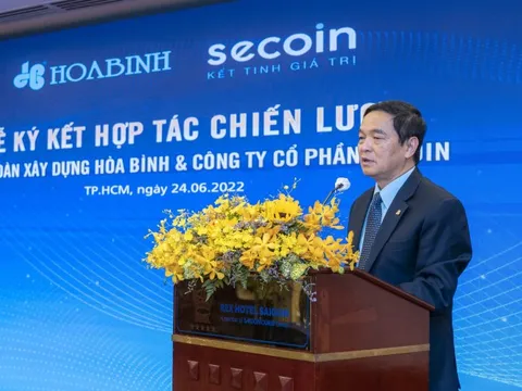Hoà Bình (HBC) ký kết chiến lược với loạt đối tác lớn Secoin, Sun Group, DragonGroup…