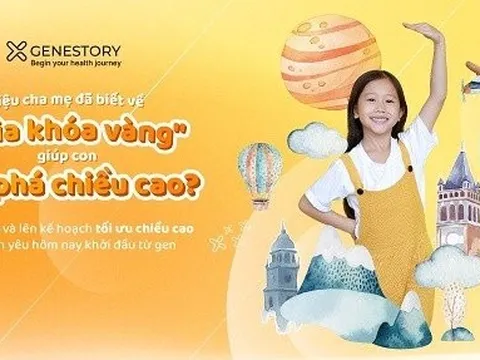 Dinh dưỡng đúng nhờ giải mã gen giúp trẻ đạt chiều cao tối đa