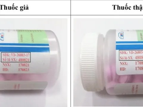 Thuốc giảm đau, hạ sốt Ophazidon bị làm giả