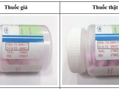 Cảnh báo loại thuốc giảm đau, hạ sốt bị làm giả