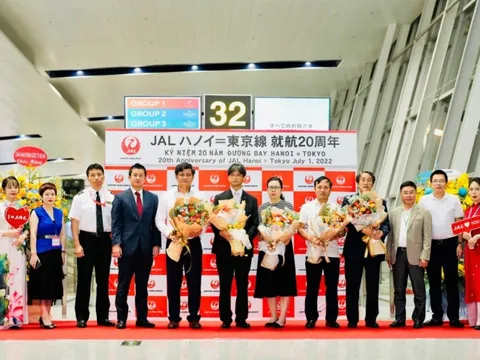 Japan Airlines kỷ niệm 20 năm mở đường bay Hà Nội - Tokyo
