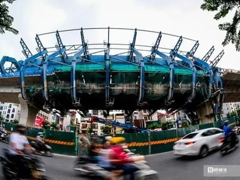 Hà Nội: Diện mạo đường Vành đai 2 trước ngày hợp long nhịp cuối