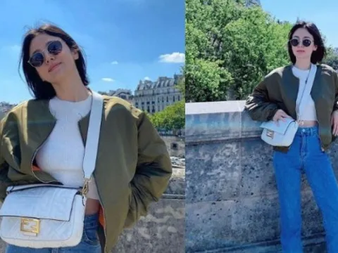 Song Hye Kyo tận hưởng một ngày giản dị ở Pháp