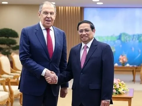 Thủ tướng Phạm Minh Chính tiếp Bộ trưởng Ngoại giao Liên bang Nga